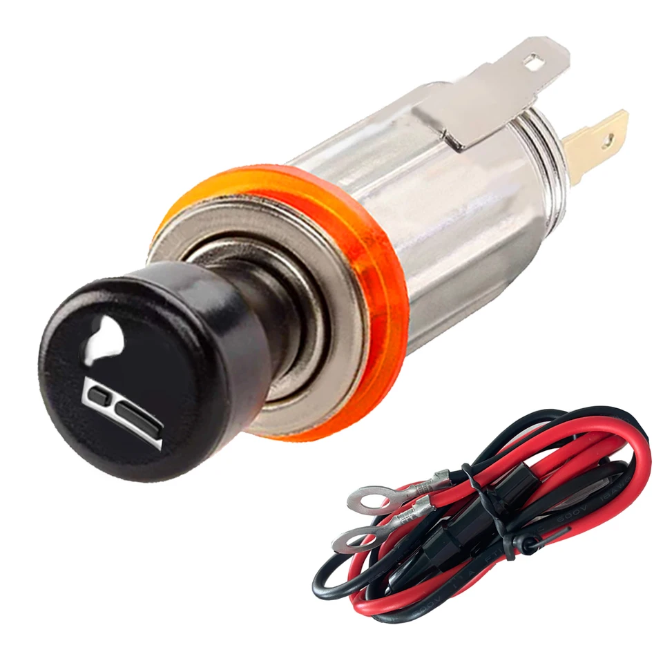 car cigarette lighter near me 120W 12V Socket Power Socket Outlet – DAIER in 10A fuse Cigarette Lighter Receptacle | Encyclopedia
