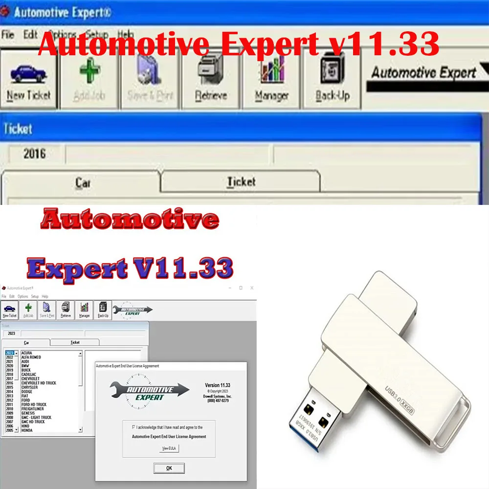 2023 Automotive Expert V11.33 with Crack Management Software+ TIME unexpire patch for unlimited install with install video guide