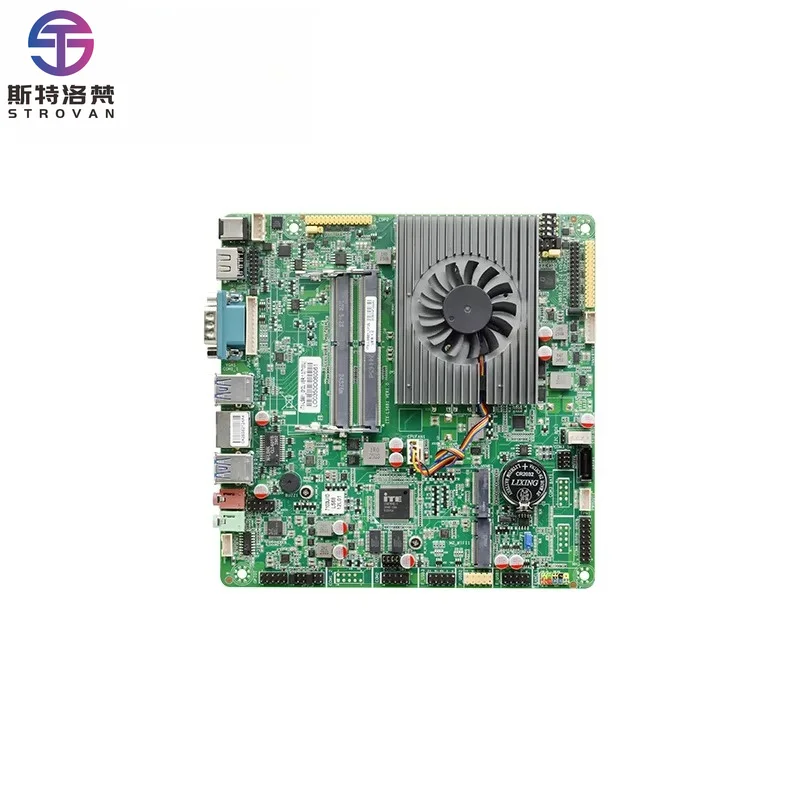 Industrial  Motherboard I3-7100U Double Channel DDR4 SATA3.0 RJ45 LAN 2 RS232 485 COM POS Kiosk Automation Mini-ITX