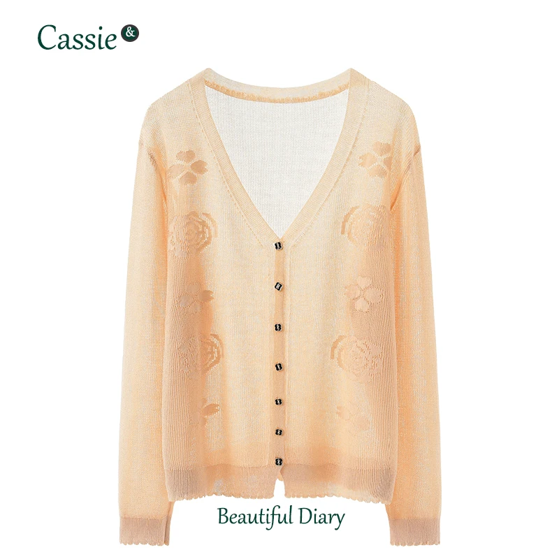 High Quality Summer Ice Silk Cardigan, Thin Outer Layer, Sun Protection, Women's Air-conditioned Shirt, Cover Up, Short Jacket