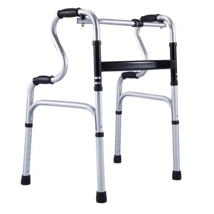 Aluminum Frame Height Adjustable Walkers for the elderly Two Hand Grip Older Walker Rehabilitation Therapy Product