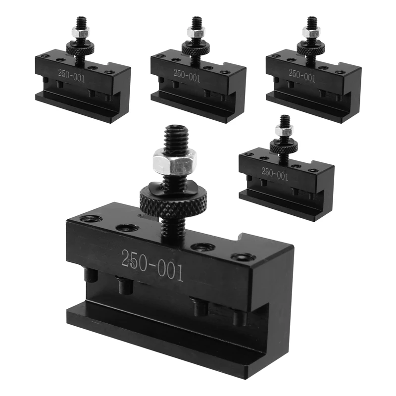 5Pcs Quick Change Turning and Facing Lathe Tool Holder Bracket 250-001CNC Tool POST-A07G