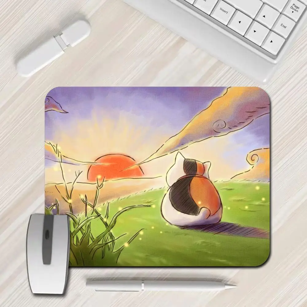 Small MousePad Keyboard High Quality N_natsume_Book_of_Friends pc setup accessories Non-slip Anime Desk accessories Desk