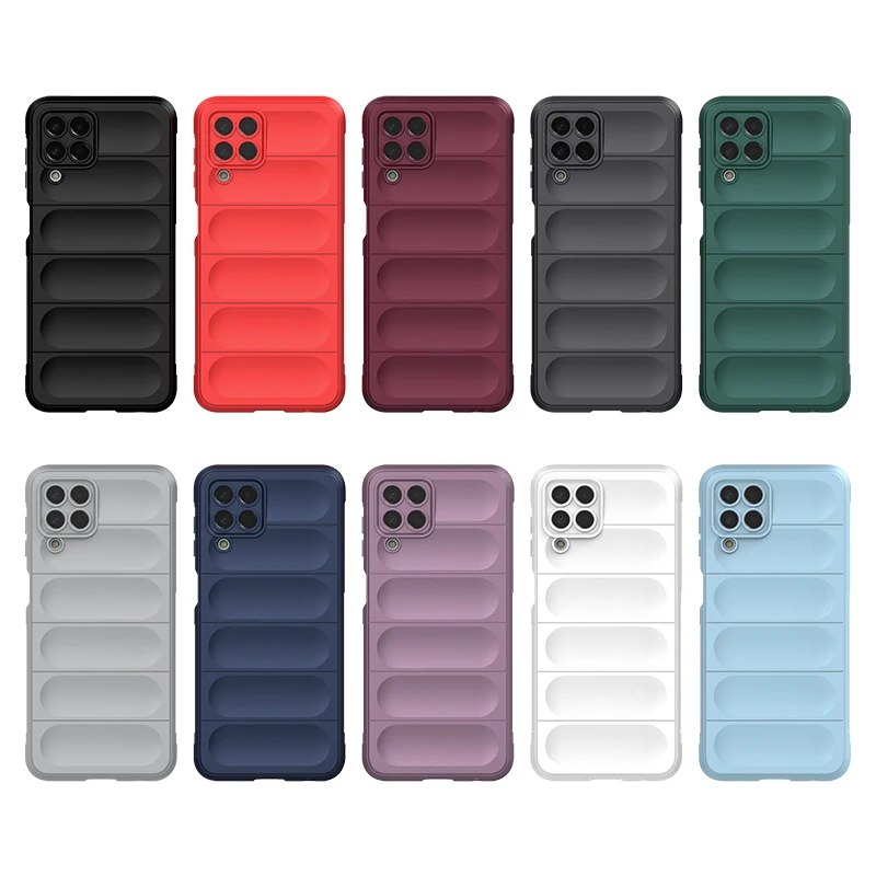 For Samsung Galaxy M33 Case Galaxy M33 Cover Liquid Silicone Soft Fashion Classic non-slip Protection High Qualtiy Bumper