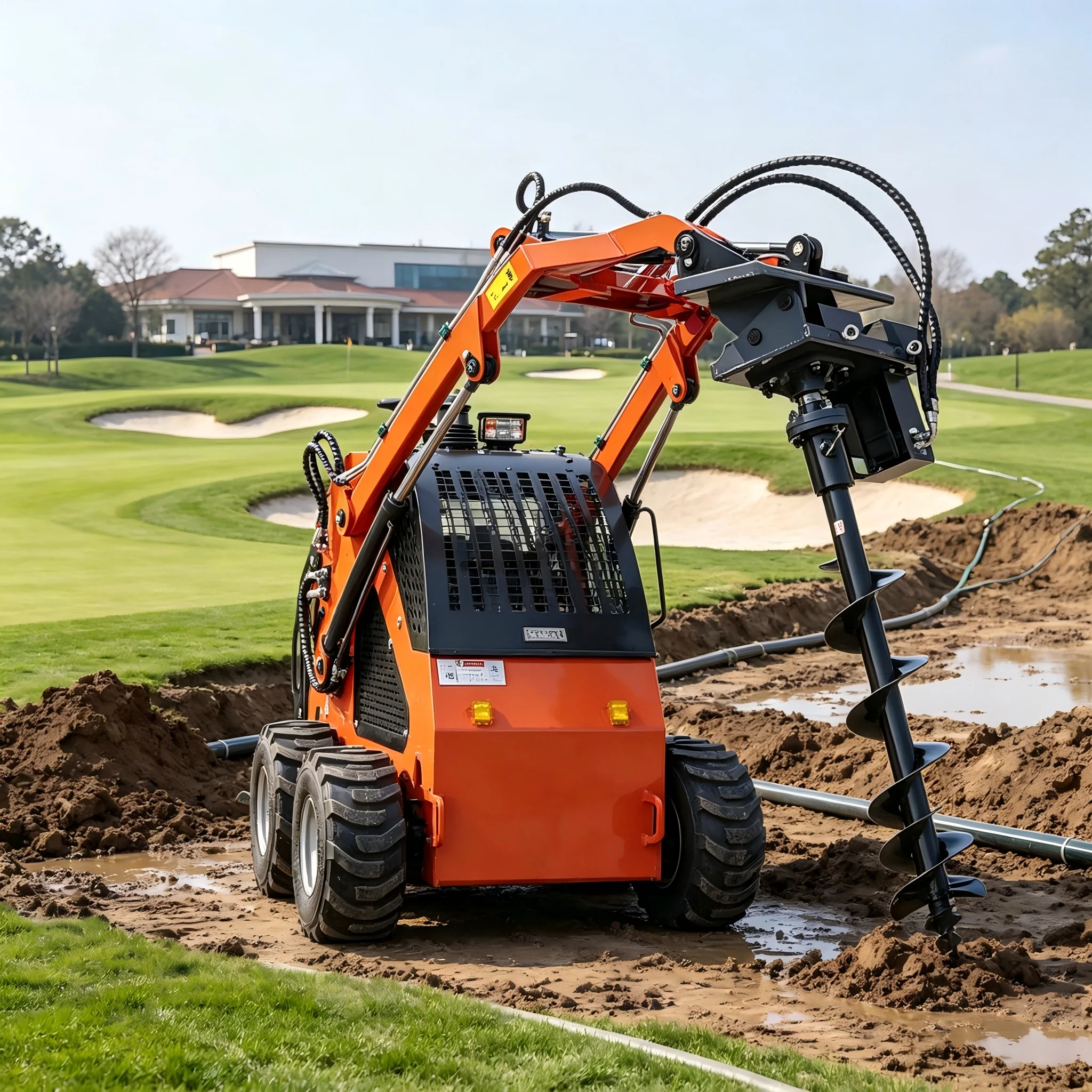 Professional Construction Compact Frame landscaping skid steer loader construction skid steer loader municipal skid steer loader