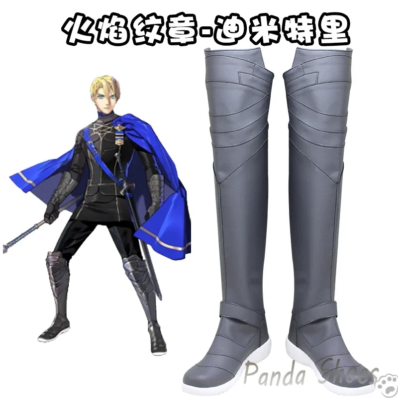 

Game Fire Emblem Dimitry Cosplay Shoes Anime Game Cos Comic Cosplay Costume Prop Shoes for Con Halloween Party