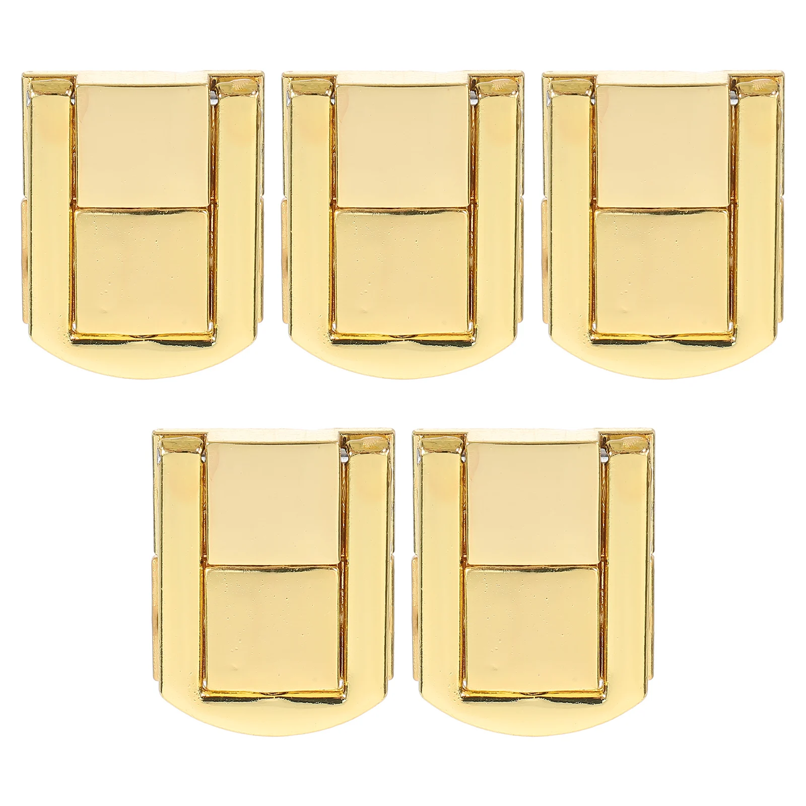 

5pcs Buckle Clasp Latch Hasp Lock Retro Toggle Decorative Boxes Catch Wood Hardware Suitcase Jewelry Chest Door Metal