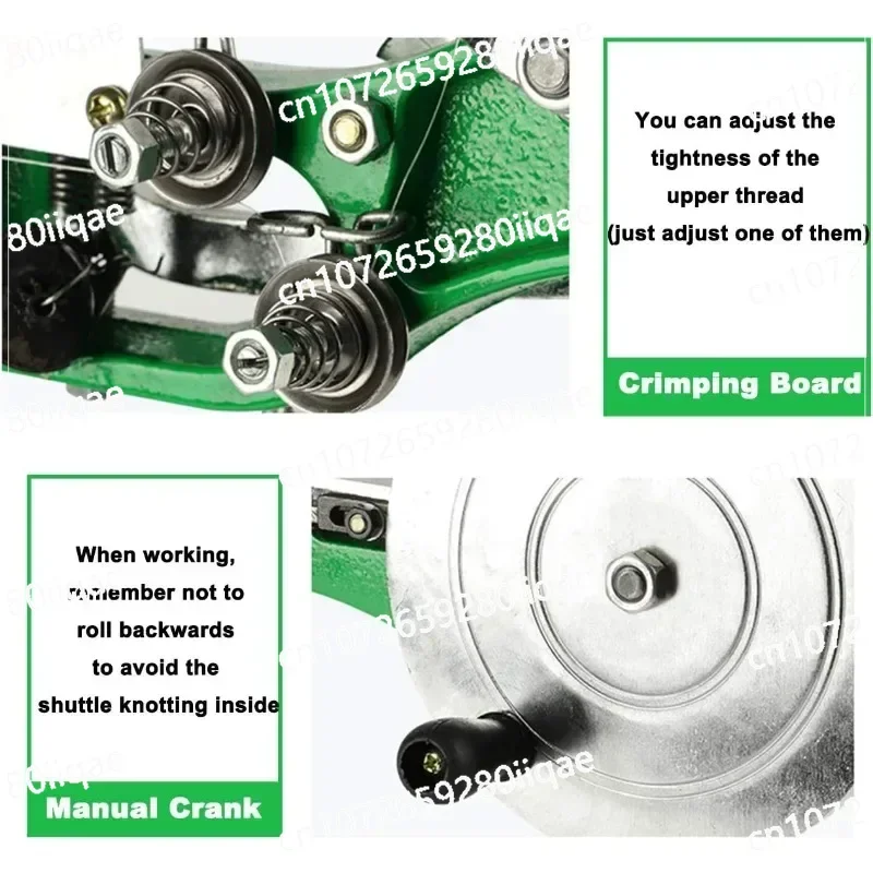 أكياس الخيام الملابس حزام ومعاطف الجلود الخياطة آلة خياطة الإسكافي مع خط النايلون القطن المزدوج للخياطة Upsolery