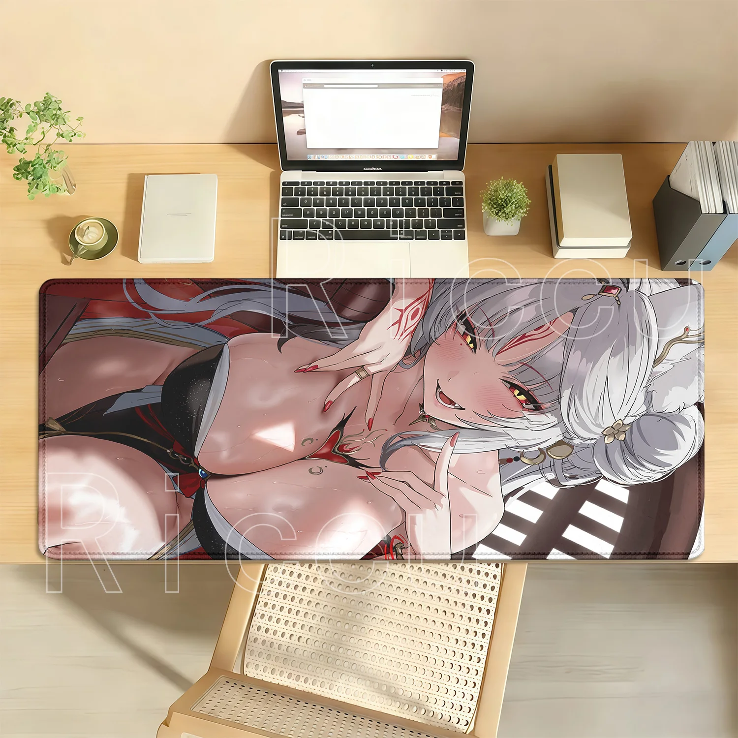 Gaming WuWa Hsin Wuthering Waves E-Sports Overlock Mousepad Non-Slip Keyboard Carpet Office Accessories HD Printing XXL Desk Mat