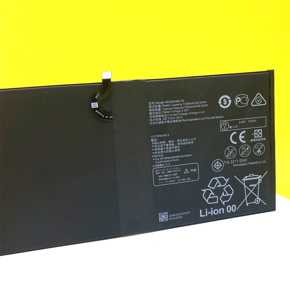 New Battery For Huawei MediaPad M5 Lite 10 BAH2-W19 / M5 Pro 10.8 CMR-W19 CMR-AL09 BAH2-L09 HB299418ECW High Quality