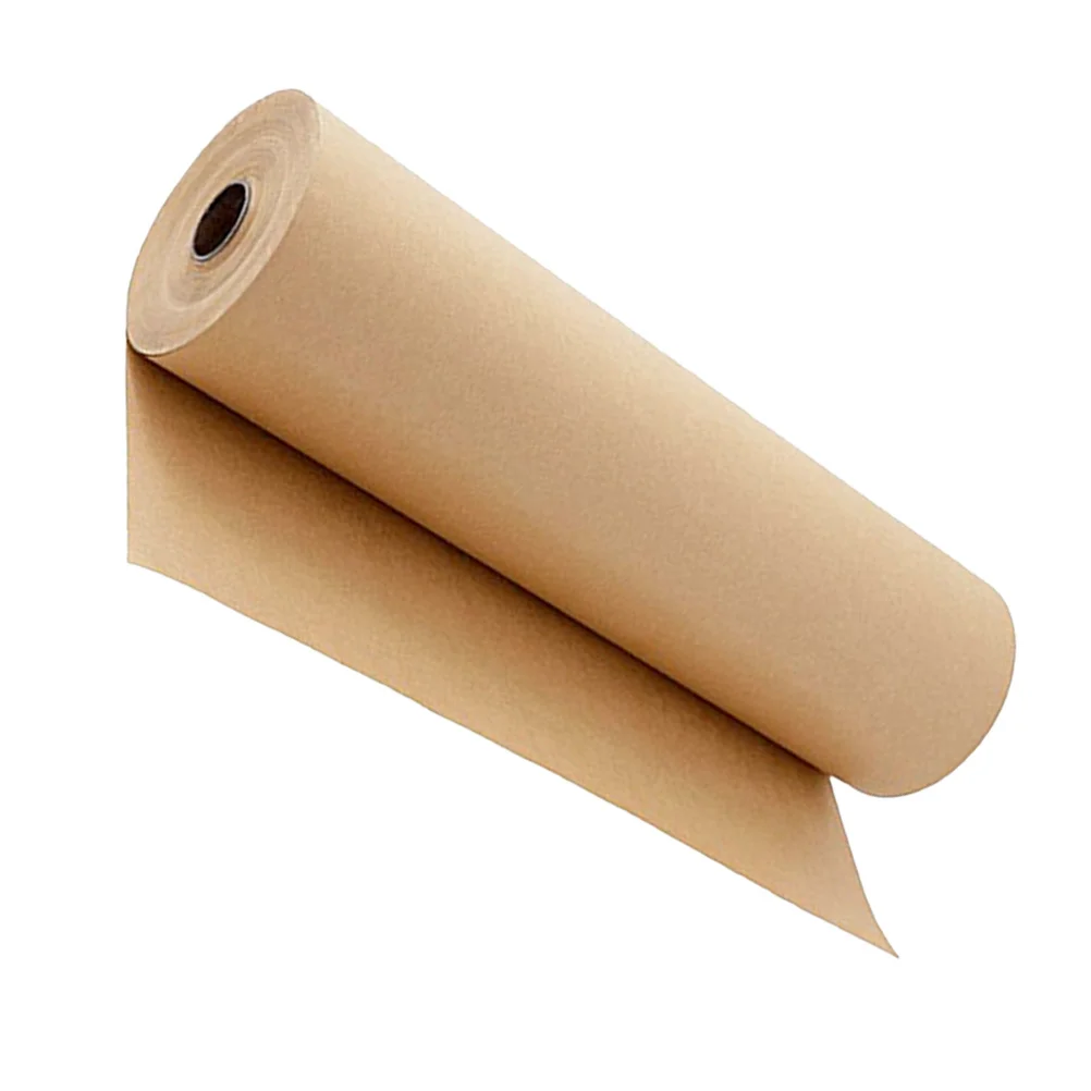 1 Roll Premium Kraft Paper Smooth Surface Gift Wrapping Material For Diy Craft Bouquet Decor Flower Packing Protector