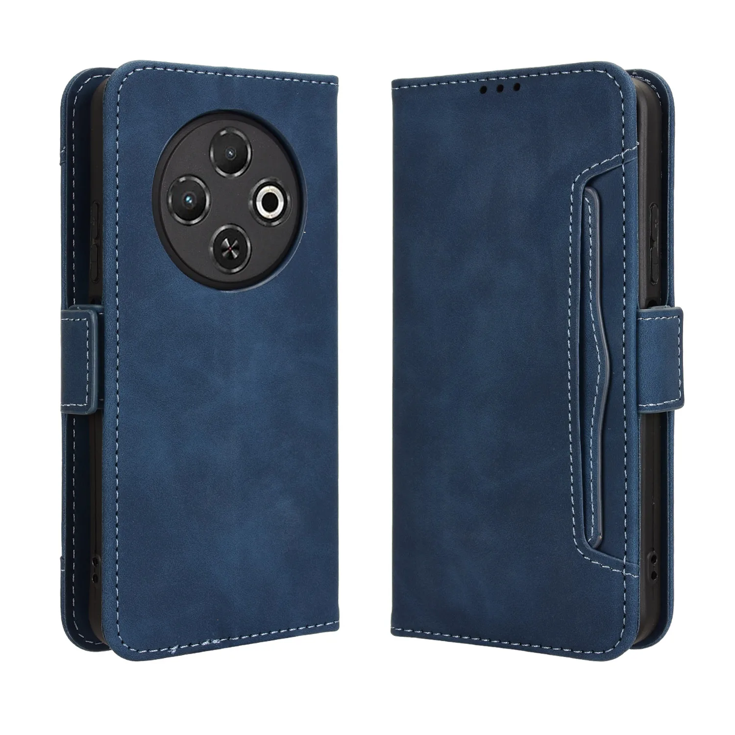 For Tecno Spark 30C 4G kL5n Luxury Flip Case Retro Skin Leather Wallet Separable Card Holder Full Cover Spark 30C 4G Phone Bags