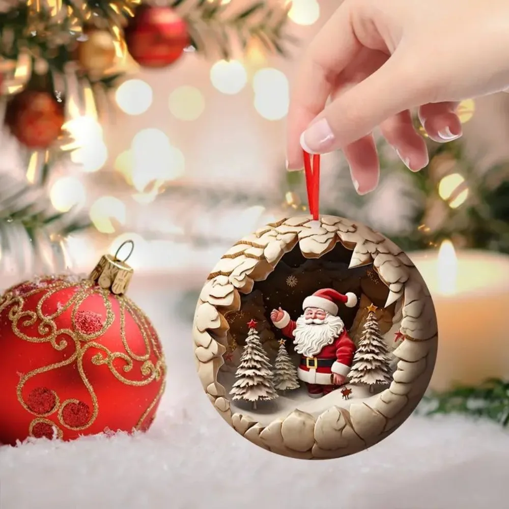 1Pcs New Navidad Hanging Pendant Happy New Year Wide Use Xmas Tree Ornament Home Table Decor Creative Xmas Decor Merry Christmas