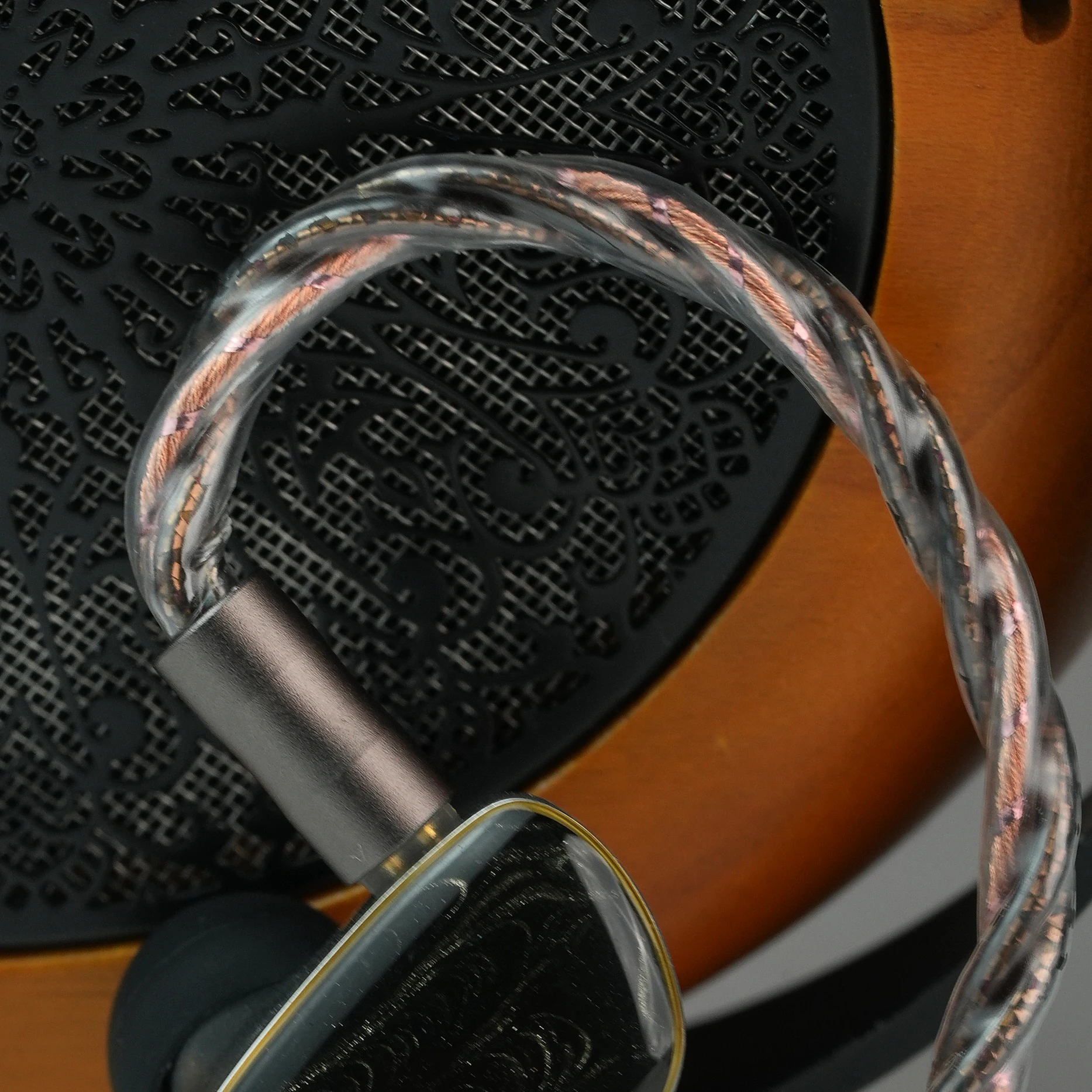 Cable Trusted DART FROG-P Cable IEM de trenzado híbrido de múltiples elementos enchufe de 4,4 mm MMCX/0,78 mm 2 pines para Campfire VisionEars