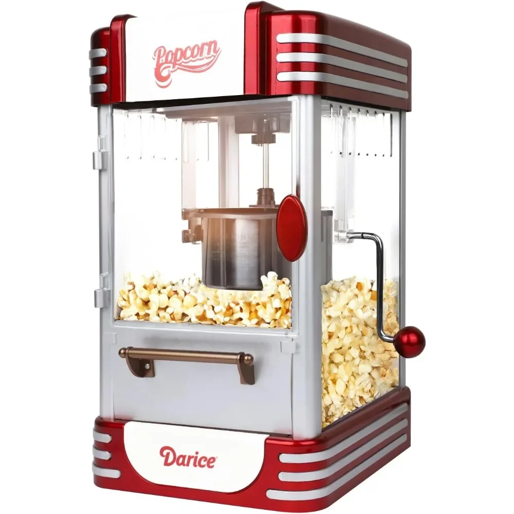 

Popcorn Machine, with Measuring Cups – Non-Slip Popcorn Popper for Home, Carnival, Festival Stand – Non-Stick Popcorn