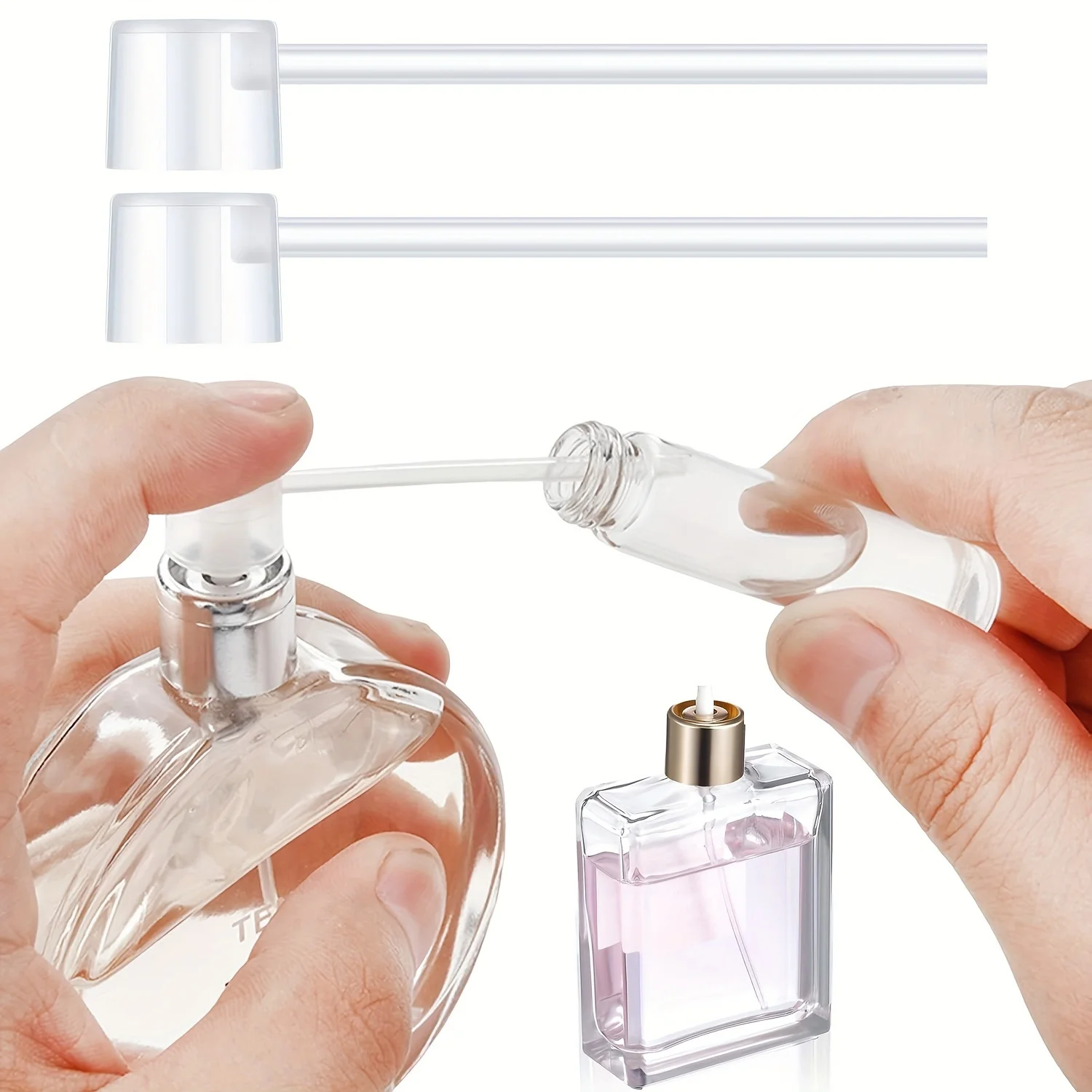 Bomba dispensadora de Perfume, bomba de recarga de Perfume, dispensador de cosméticos, herramienta de transferencia para viaje, botella pulverizadora de Perfume recargable