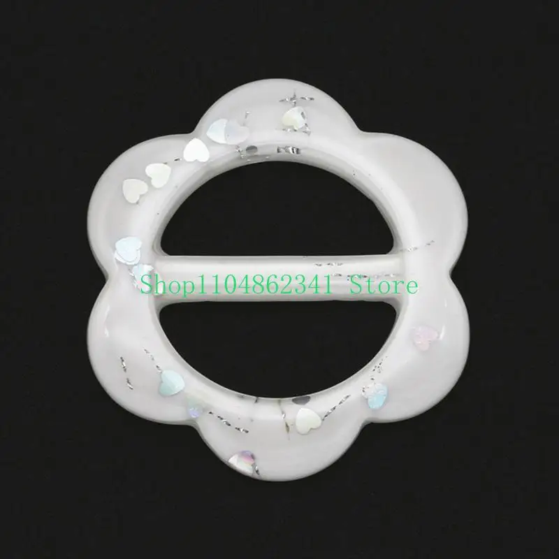 5ASD Cintura a fiori fai -da -te Filla elegante abbraccio chiusura collo Elegante Porta fissata