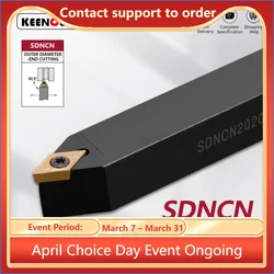 SDNCN1212 SDNCN1616 SDNCN2020 SDNCN2525 SDNCN3232 External Turning Tool Holder Lathe CNC Cutting Tool Cutter Bar