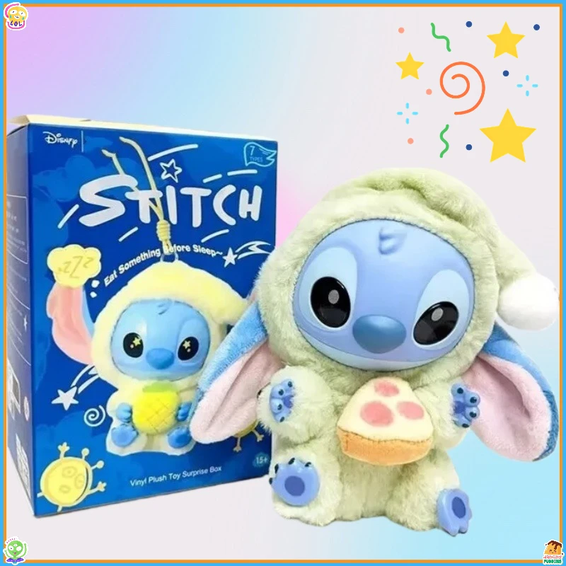 ديزني ستيتش سلسلة المفاتيح القطيفة صندوق أعمى الشكل - عنصر لهدايا عيد الميلاد لجامعي الدمى