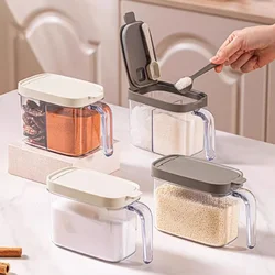 Magnetic Condiment Box Household Kitchen Storage Box Sealed Moisture-proof Condiment Jar Sugar Salt Jar Seasoning Bottle Set New
