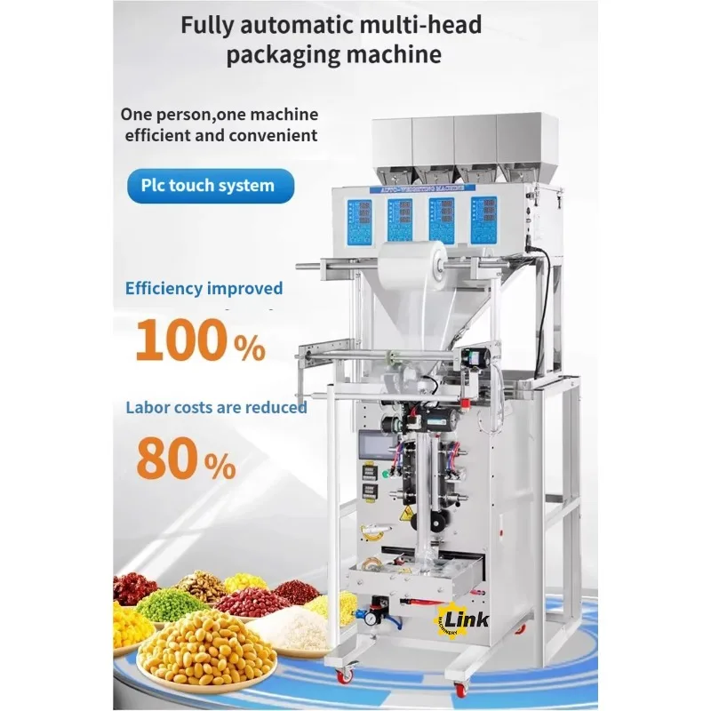 Manufacturer Direct Sale Multi-Head Granular Coffee Bean Bagged Automatic Filling Machine Food Packaging Machine