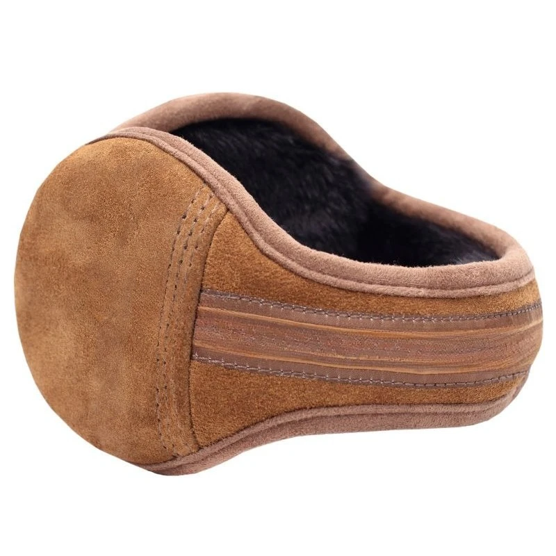 Polar Diary winter new earmuffs, cowhide fashion personalized earmuffs