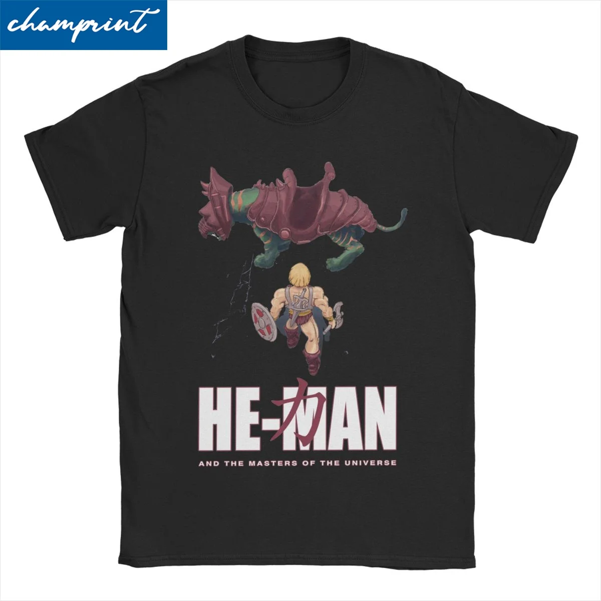 He-Man And The Masters Of The Universe Akira T-Shirts Men Women Pure Cotton Tees Short Sleeve T Shirts Plus Size Clothing