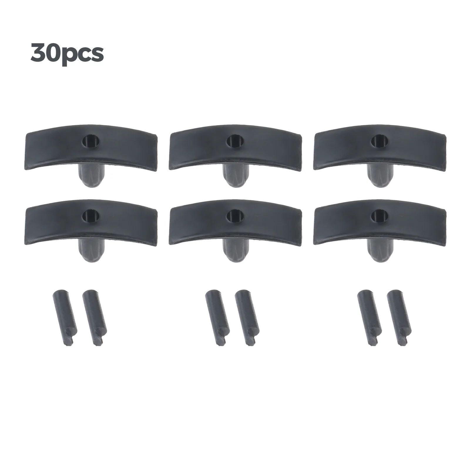 30Pcs Car Hood Cover Heat Sink Sealing Rubber Strip Clips Auto Radiator Push-in Fastener Rivet for Volvo 960 940 850 S80 S90 V90