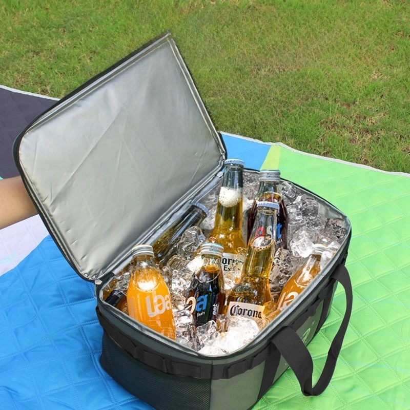 

Thickened Folding Chilled Ice Bag Outdoor Camping Supplies Storage Bag Portable Thermal Insulation Bag Leakproof