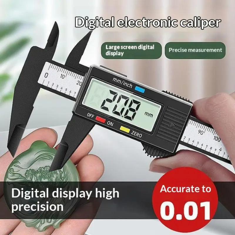 6inch Digital Vernier Caliper 0-150mm LCD Electronic Metric Measuring Caliper for Auto Repair Garage