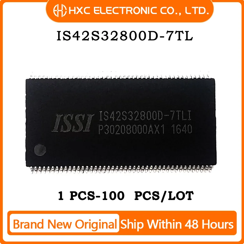 1 pz/10 pz/50 pz/100 pz IS42S32800D-7TL IS42S32800D TSOP-86 Chip IC originale nuovo di zecca