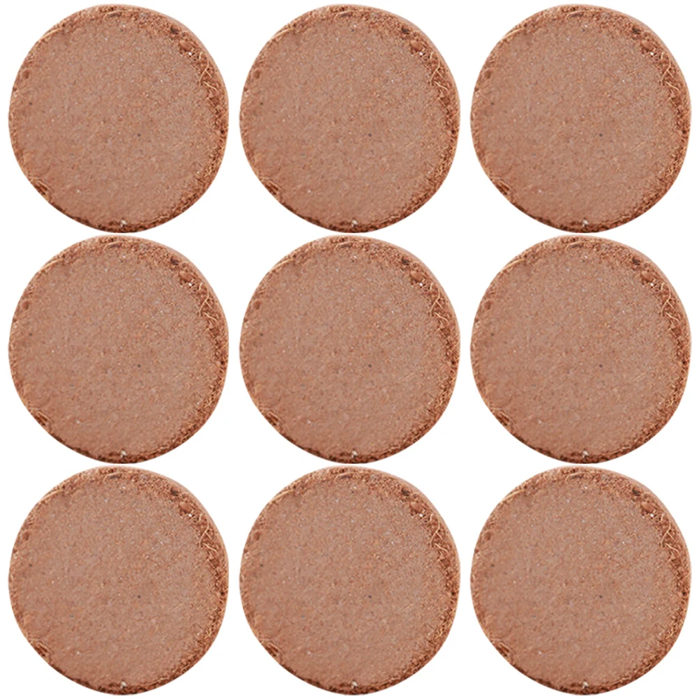 60pcs 코코넛 겨 묘목 블록 실내 실외 식물을위한 작은 크기의 영양 토양 선인장 다육 이식
