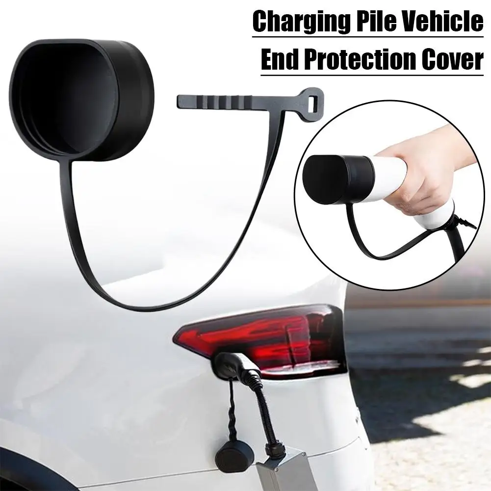 غطاء حماية كابل شحن نوع 2 عالمي مناسب 2 غطاء حماية من النوع الأوروبي التوصيل القياسي لحماية الغبار EV T9F0 #6