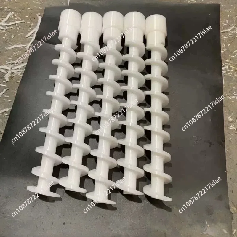 Food Grade Plastic Spiral Conveyor Rod Push Bottle Transfer Screw Accessory Size needs to be provided.