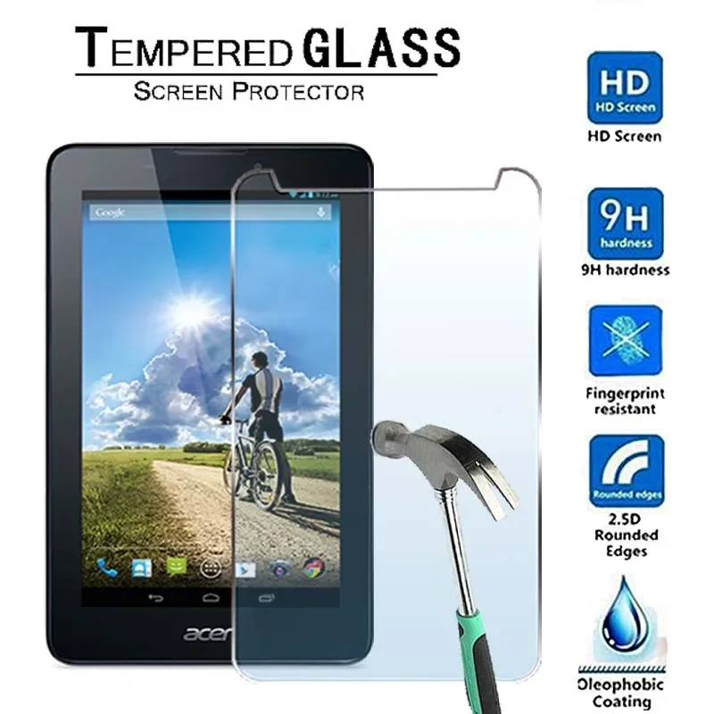 

For Acer Iconia Tab 7 A1-713 7"-9H Ultra clear Premium Tablet Tempered Glass Screen Protector Film Protector Guard Cover