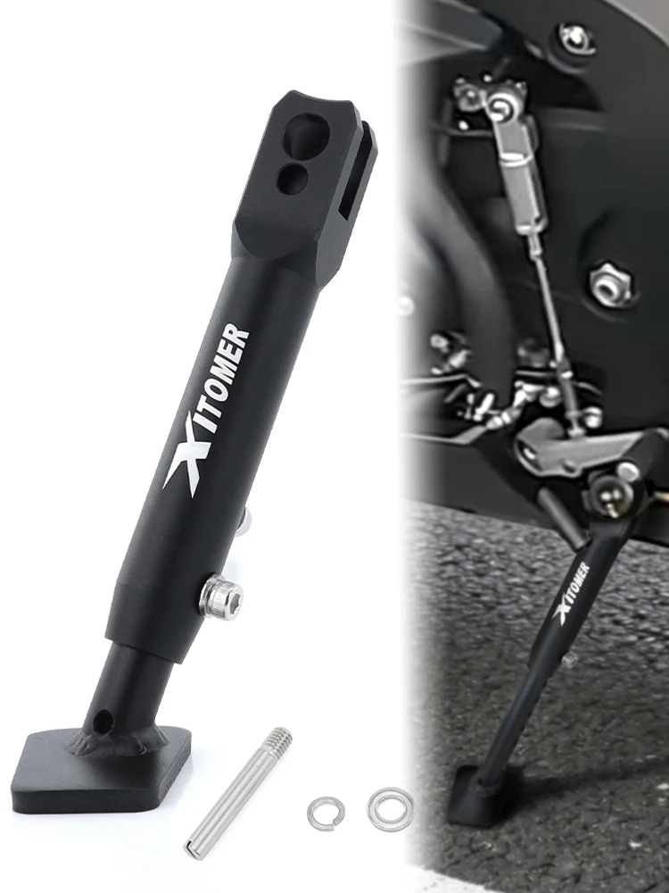 For Honda CBR600RR CBR 600RR 2007-2026 Motorcycle Adjustable Kick Stand Side Stand Kickstand Foot Support Lowering Kit Aluminum