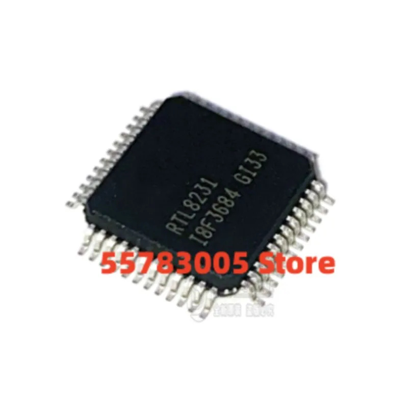 10PCS New RTL8231-GR Silk screen RTL8231  TQFP48 Network card network microcontroller chip IC