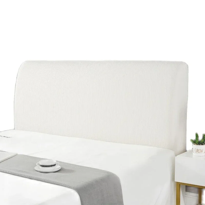 Simple Bedside Cover Elastic Thicken Protection Headboard Case Dust-proof Bedroom Nordic Bed Cushion Cover House Decoration