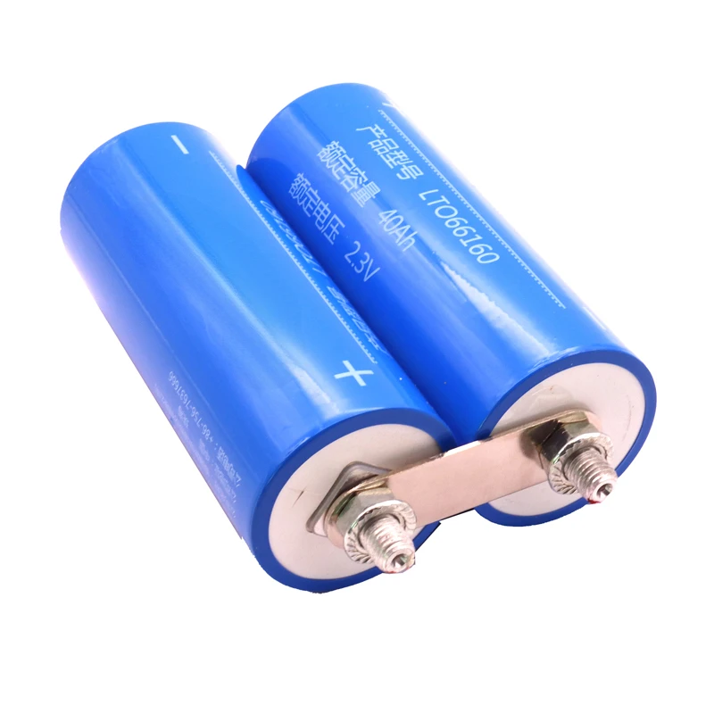 For 2.3V 40Ah Battery Yinlong LTO66160 10C Discharge DIY 12V 24V Low Temperature Resistant Lithium Titanate Batteries