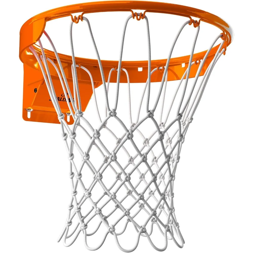 Professional 18" Steel Basketball Hoop with Net - Fixed/Breakaway Options for Indoor & Outdoor Courts