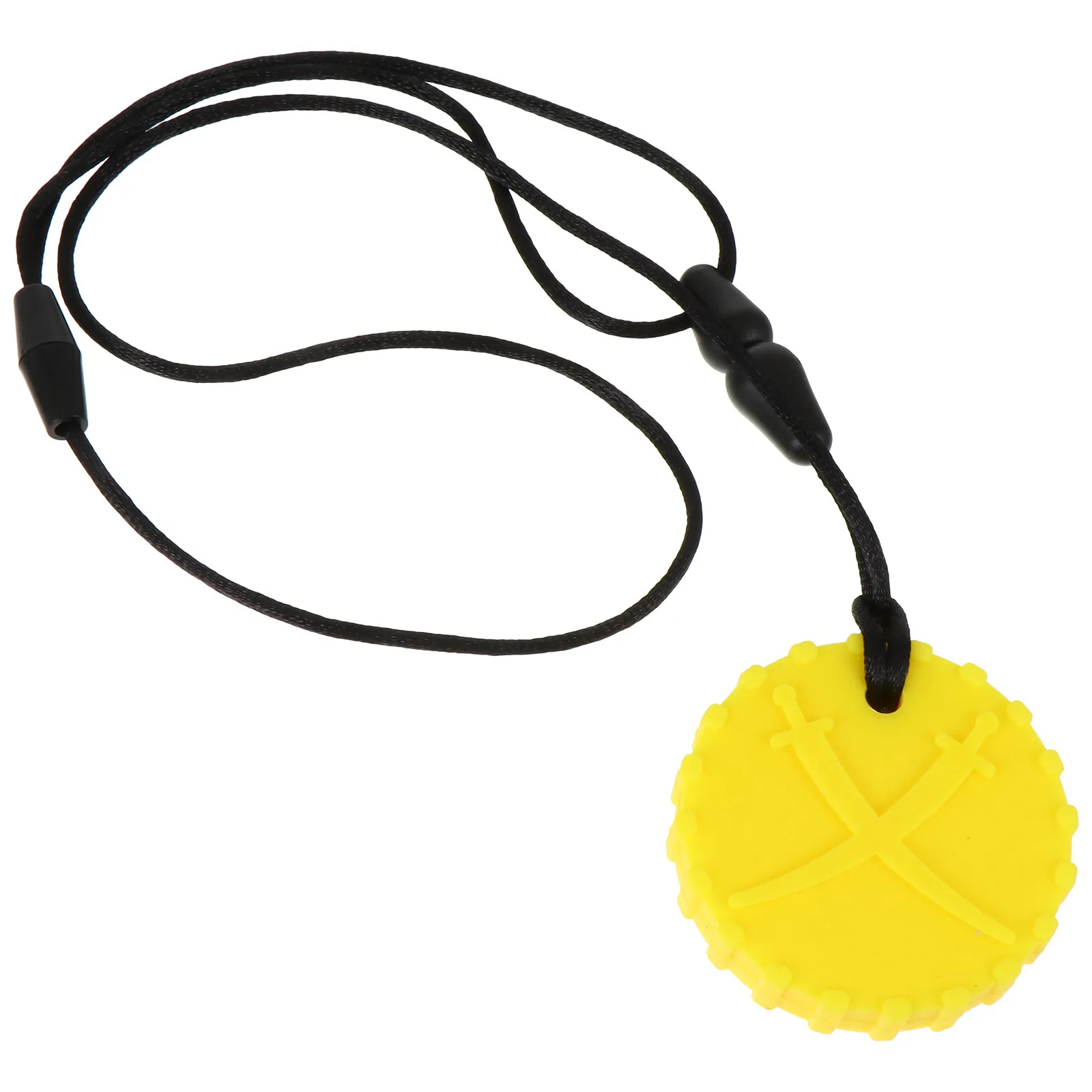 Collier de dentition pour bébé avec pendentif crâne, sûr pour les molaires, favorise la diversification des aliments, apaise les besoins sensoriels des nourrissons et des enfants autistes