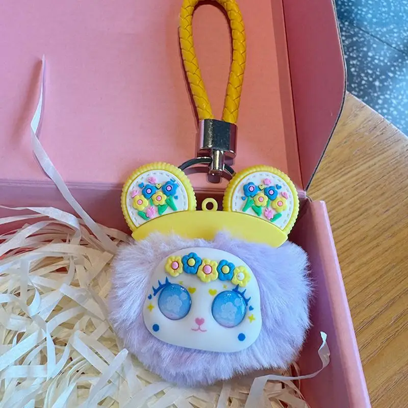 For Bag Charm Plushie Key Pendant Soft Cozy Bag Charm Backpack Accessory Portable Lightweight Key Pendant For Family Friends