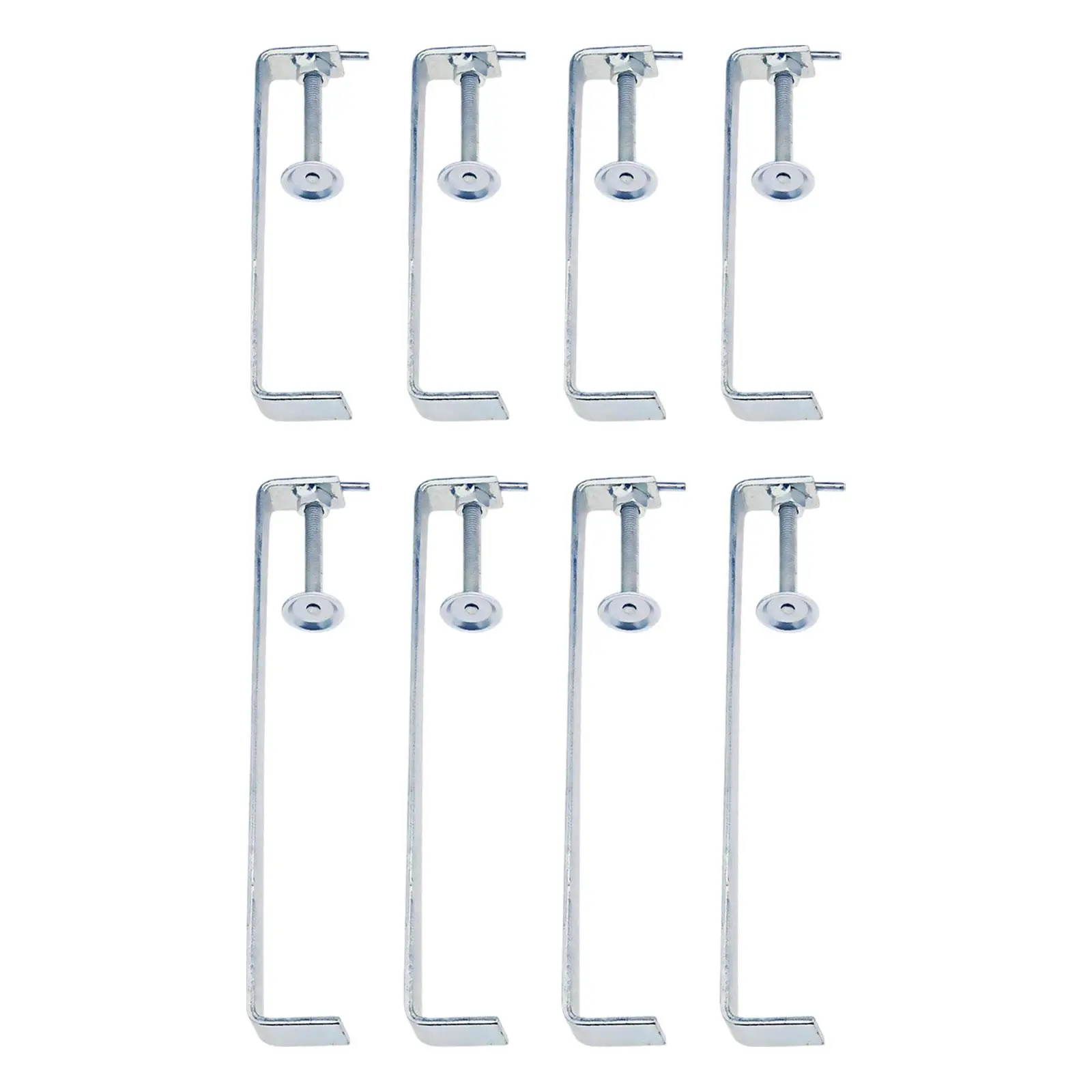 

4x Brick Profile Clamps Hand Tools Steel Plate Clamp for Metalworkers Furniture Builders Carpenters Welders Construction Workers