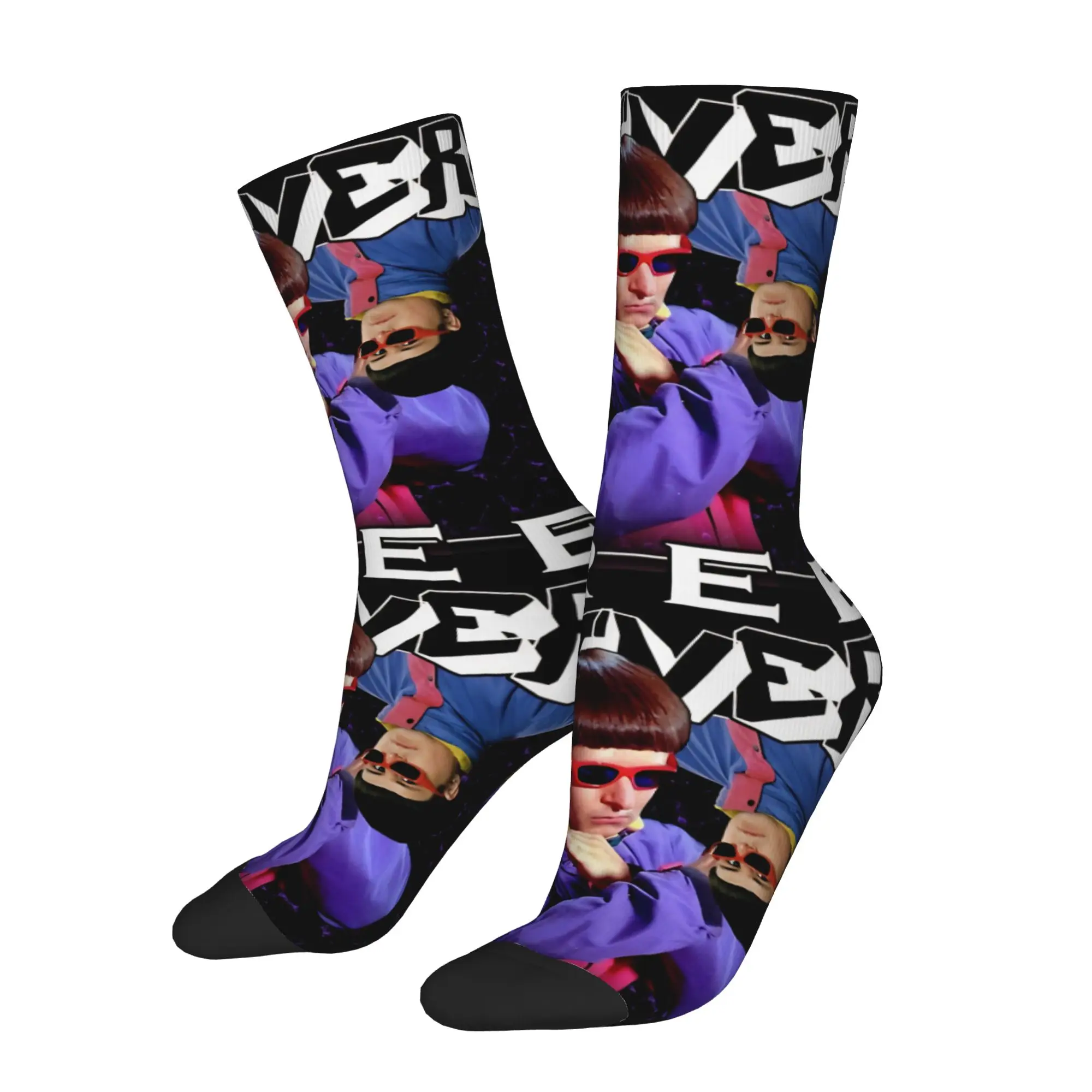 Oliver Tree American Rapper Socks Men Women Polyester Funny Happy  Socks Hip Hop Spring Summer Autumn Winter Middle Tube Socks