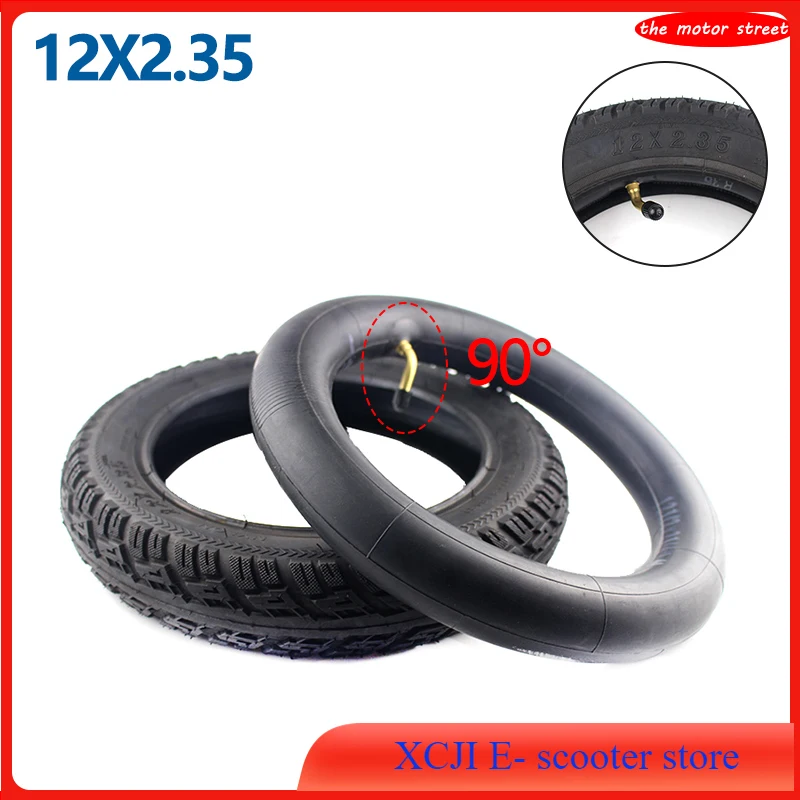 12.5 inch 12 1/2x2.35 Tube and Outer Pneumatic Tyre for Gas  Electric Scooters E-Bike Mini Crosser  Dirt Bike