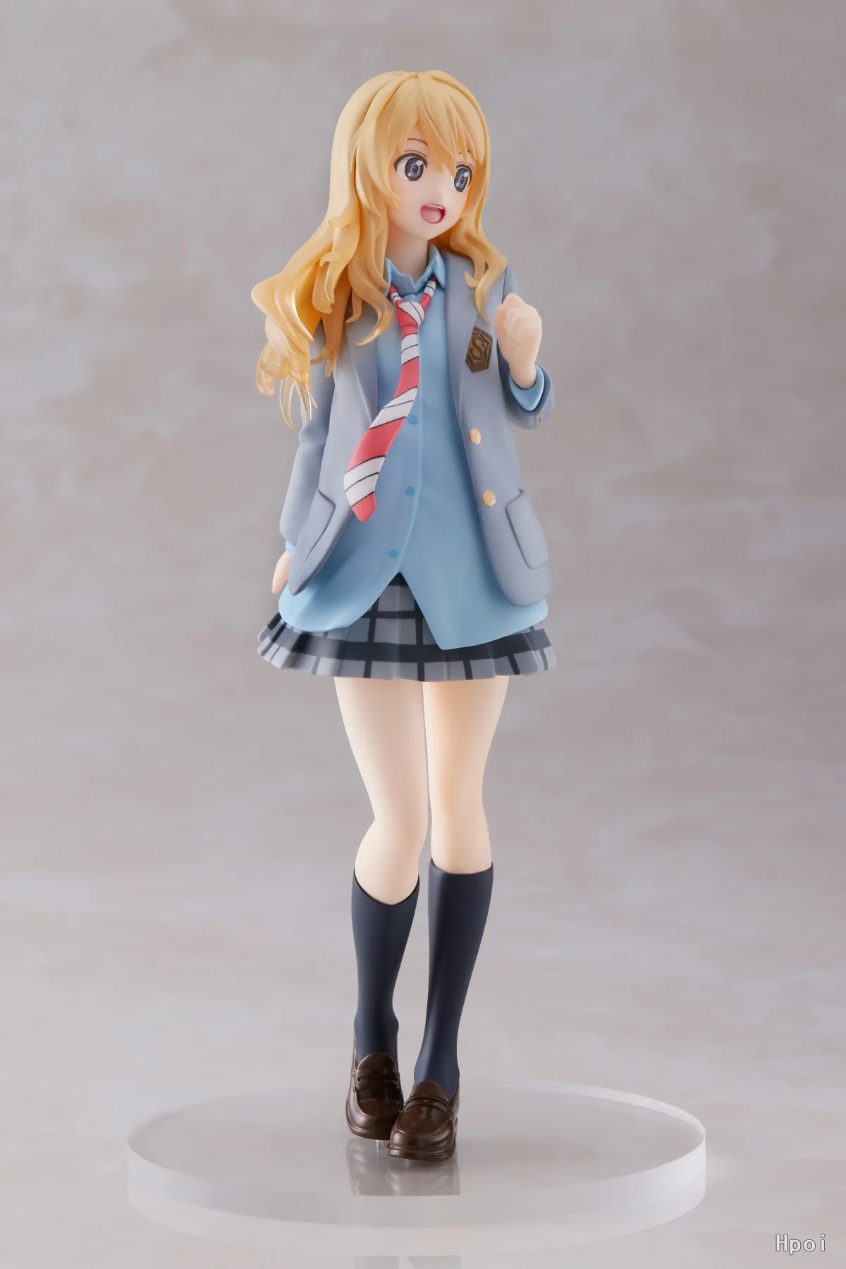 Figura de Anime Shigatsu wa Kimi no Uso Miyazono Kaori, uniforme escolar de tu mentira en abril, modelo de vestir JK, juguete para regalo, figura de acción