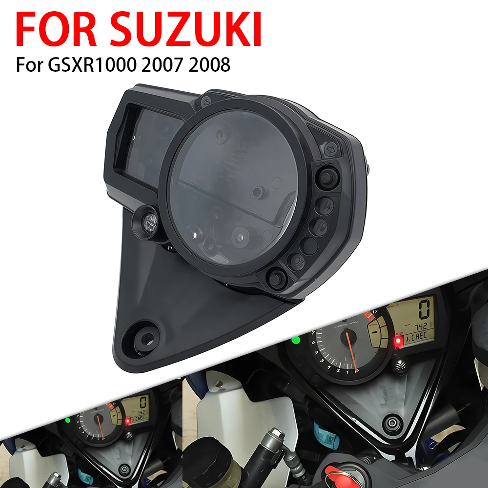 

Speedometer Case Gauge Odometer Tachometer Cover For SUZUKI GSXR1000 GSXR 1000 2007 2008 K7 K8 Motorcycle Instrument Housing