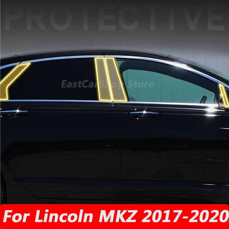 

Для Lincoln MKZ 2017 2018 2019 2020 Автомобильная защитная пленка из ТПУ с зеркальным стеклом против царапин прозрачная пленка аксессуары крышка