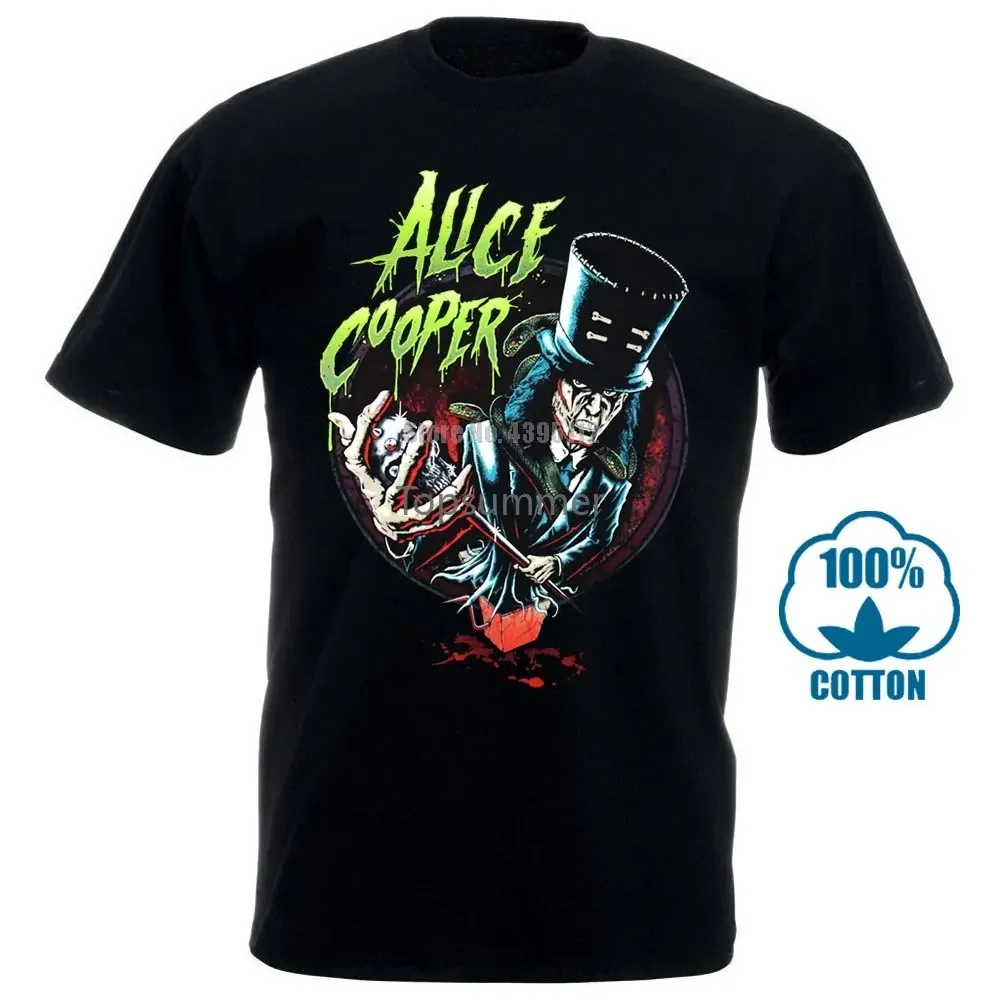 

Alice Cooper North America T Shirt S M Xl 3Xl Brand New T Shirt Print T Shirt Mens Summer Basic Tops Tee