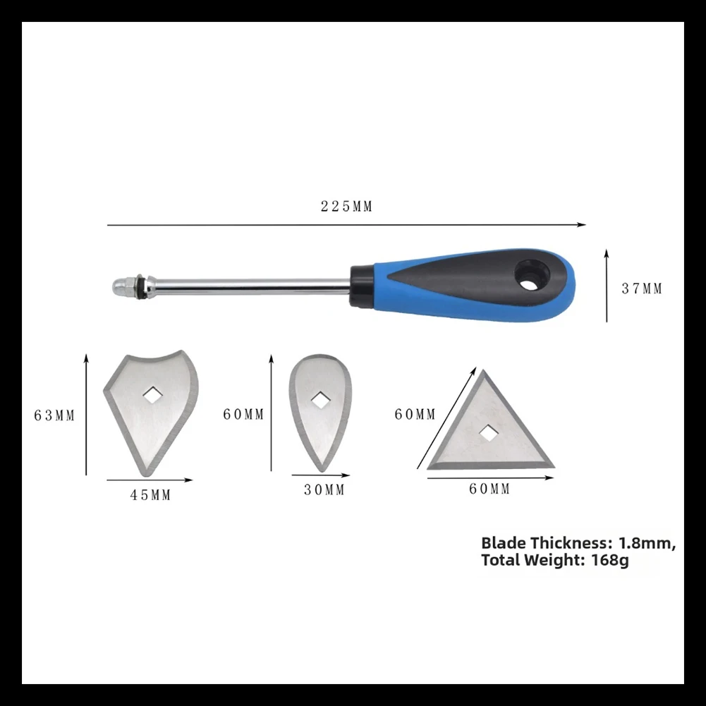Alat Pengikis Cat Serbaguna dari Baja Anti Karat dengan Pisau yang Dapat Diganti, Pengikis Cat, Alat Penghapus Cat